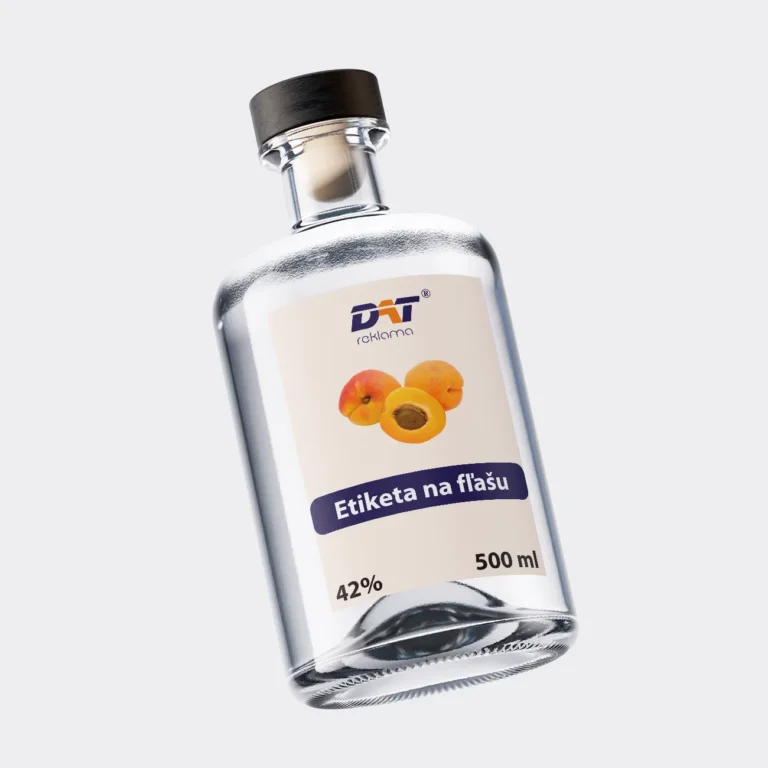 Etiketa na fľašu