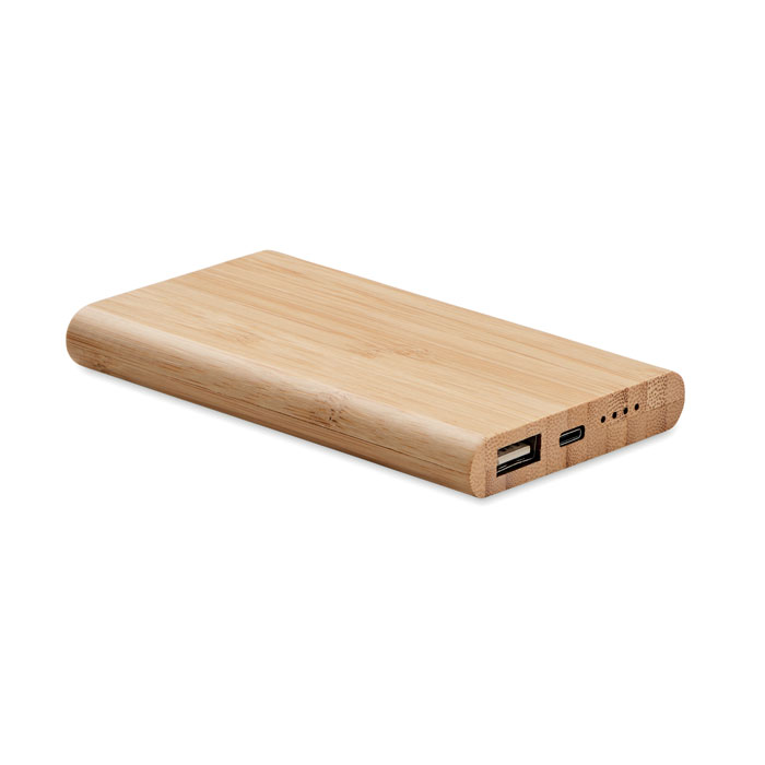 Bambusová powerbanka 4000 mAh
