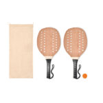 Súprava na plážový tenis z dreva