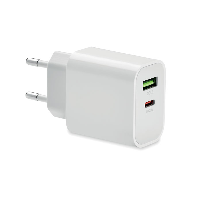 Dvojportová nabíjačka USB 18 W