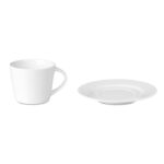 Šálka na cappuccino s podšálkou