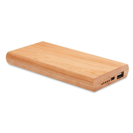Powerbank 4000 mAh, bambus
