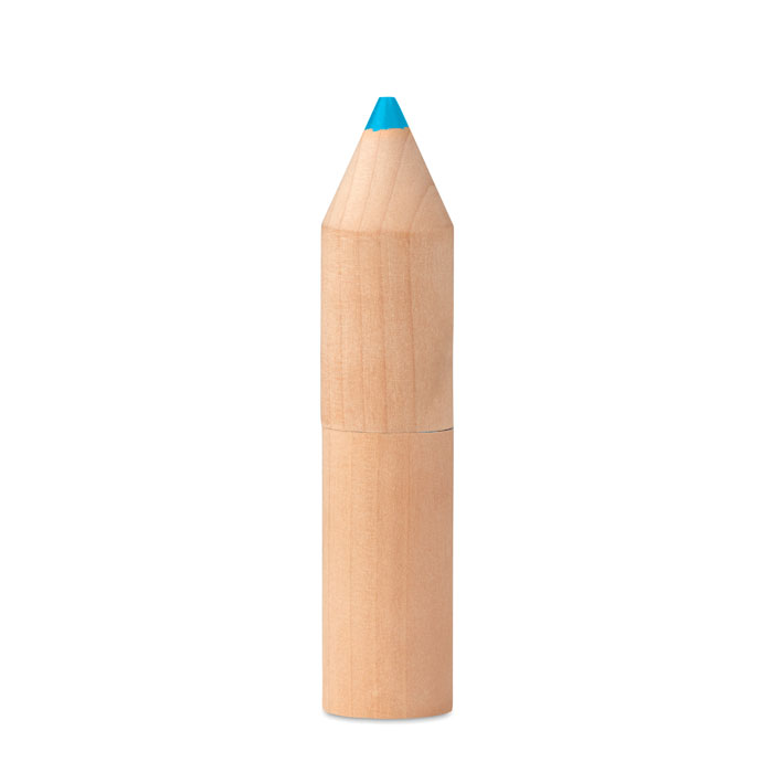 6 pasteliek v drevenej krabičke